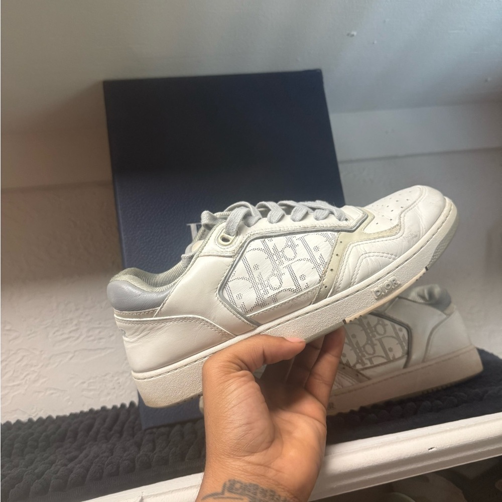 Dior White and Gray Sneakers